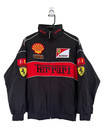 Vintage F1 Ferrari Jacket   Embroidered Patches - Unisex Racing Jacket