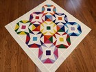 This And That  Lap Or Baby Quilt Top - Lots Of Color