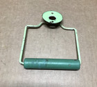 Antique Metal Green Toilet Paper Holder Vtg Bathroom Plumbing Vtg Old 970-26b