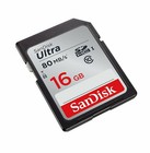 Sandisk Ultra Sdhc 16gb 80mb s C10 Flash Memory Card Sdsdunc-016g-an6in