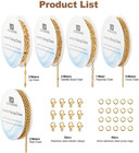 5 Rolls 39 4 Feet Gold Plated Stainless Steel Chains For Jewelry