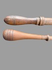 Two Antique Vintage Nautical Wood Belaying Pins 17 75      19   