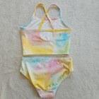 Nwt Hanna Andersson Sunblock Printed Tie Dye Swimsuit Tankini 130 8  55