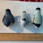 Bullseye Playground Ceramic Bird Figurines New Set Of 3 No Box