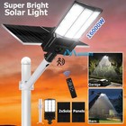 16000w Super Large Commercial Solar Street Light Outdoor Road Dusk To Dawn pole