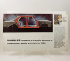 Vintage 1963 American Motors  rambler  Lineup Dealership Brochure Nice Cond