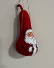 New Poodle   Santa  Christmas Gourd Ornament 