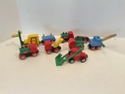 Brio Set Of 9 Cars Wooden Train Set Construction Thomas Compatible Tow Truck