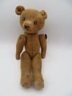 Antique Vtg Mohair Straw Body Boot Button Eyes  Jointed Teddy Bear Steiff 