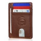 Mens Rfid Blocking Leather Slim Wallet Money Credit Card Slots Coin Holder