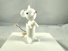 Vintage Blown Glass Mouse Christmas Ornament