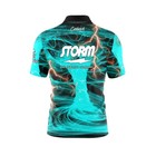  best Gift  Custom Storm Electrical Tornado Teal Bowling Jersey - All Size
