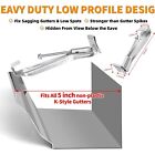 5  50 Pack Gutter Hangers  Heavy Duty Hidden Rain Gutter Brackets Fastener With