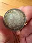 1818 Capped Bust Half Dollar 50c Lettered Edge Business Strike Silver  p 