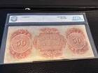 1800   s  50 Canal Bank New Orleans Louisiana Obsolete Currency Note Ships     