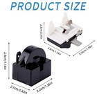 Qp2-4 7 Starter Relay  1 Pin Refrigerator Relay With 6750c-0005p    