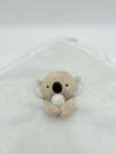 Carters Koala Lovey White Security Blanket Just One You Baby Nursery Plush Toy 