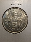 Great Britain 1875 Florin Queen Victoria Gothic Silver Nice Au