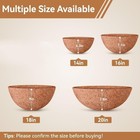 Coco Coir Liners 14 16 18 20  Round Flower Hanging Basket Pot Inserts 3 Pcs