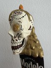 Modelo Negra Draft Beer Tap Handle Half Skull Day Of The Dead Design Tap Pull