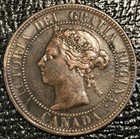 High Grade Xf 1886 Canada Large Cent Coin-agt053