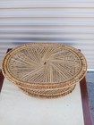 21  X 13  X 11  Made In Phillipines Basket Gt Hand Woven Wicker Rattan