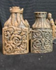 Lewis Chessmen Style Chess Set Viking Medieval Resin 32 Pieces Complete Heavy