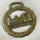 Brass Horse Medallion Vintage English Severn Valley Railway Loco Steam Harness