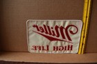 Vintage Miller High Life Beer Jacket Back Patch Large New Old Stock Nos White