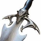 43  Fantasy Dragon Sword Decorative Display Blade W  Sheath Stainless Steel
