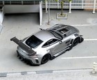Rm 1 64 Silver Gts Widebody Racing Sports Model Diecast Metal Car