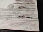 Original Sketch Art Europa Pose 12x9
