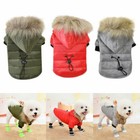 Winter Warm Hooded Dog Small Dog Clothes Puppy Coat Jacket Pet cat Clothes Xs-xl