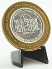 New York New York Casino  10 Silver Strike  999 Fine Silver Walter Camp