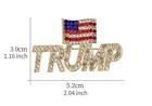 Trump Brooch Pin Republican Fashion Jewelry New Free Ship 2 Inch