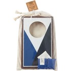 Wooden Toss Game Cornhole Set With 1 Board 4 Bean Bags And Canvas Storage Bag