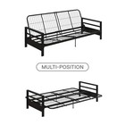 Mabel Metal Futon Frame  Black Metal