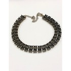 39ss Antique Brass Double Row Empty Cup Chain Choker Diy 8mm Necklace Base