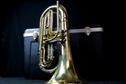 King 1127 Marching Baritone - Used  Overhauled  Nice Travel Case Included