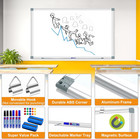 Large Magnetic Dry Erase Whiteboard  60 x40  White Board For Wall With Long Pen