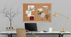 Cork Board Bulletin Board  23  X 35  Framed Corkboard  Oak Frame  Decorative Han
