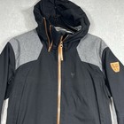 Horse Pilot Element Technical Equestrian Jacket Men   s Small Black  Gray Hooded