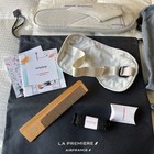 L  k   Air France La Premiere 1st Class Pjs  medium   Slippers   Bag  Amenities