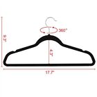 Non-slip Flocked Velvet Hangers Clothes Hangers Suit shirt pants 100 200 300 400