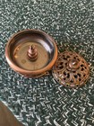 Incense Burner Painted Metal Sandalwood Censer  Budha Decor  Cone Incense Base