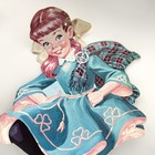 Vintage 1960 s St Patrick s Day 16    Cutouts Irish By Dennison Boy Girl Dancing