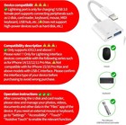 Apple Certified Lightning Male To Usb Female Adapter Otg And Charger Cable For I