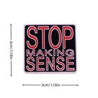 Talking Heads Stop Making Sense Enamel Pin Hat Badge Brooch Lapel David Byrne 