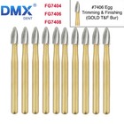 Dental Tungsten Carbide Bur Trimming And Finishing Egg Football Fg7404 7406 7408