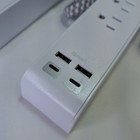 Power Strip Surge Protector 10ft Extension Cord - 6 Outlets 4 Usb Charging Ports